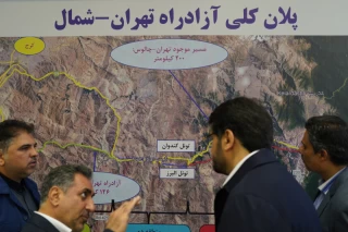 افتتاح قطعه دوم آزاد راه تهران-شمال