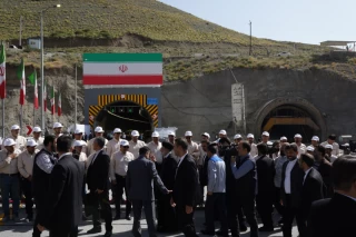 افتتاح قطعه دوم آزاد راه تهران-شمال