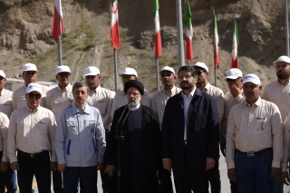 افتتاح قطعه دوم آزاد راه تهران-شمال