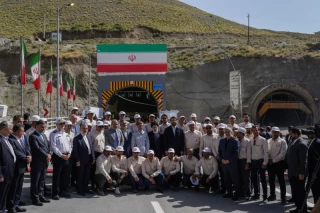 افتتاح قطعه دوم آزاد راه تهران-شمال