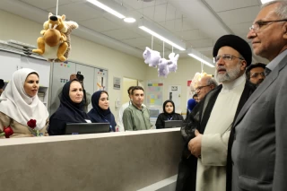 Opening ceremony of Ghadir 821-bed hospital
