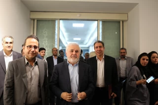 مراسم رونمایی از نقش برجسته ساسانی