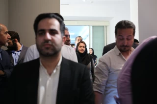 مراسم رونمایی از نقش برجسته ساسانی