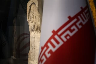 مراسم رونمایی از نقش برجسته ساسانی