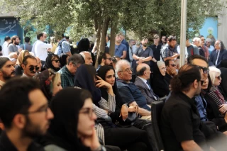 مراسم تشییع پیکر احمدرضا احمدی