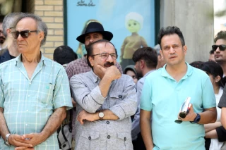 مراسم تشییع پیکر احمدرضا احمدی