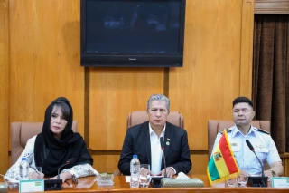 دیدار وزرای دفاع بولیوی و ایران