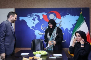 حضور مریم جلالی دهکردی در خبرگزاری برنا