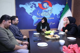 حضور مریم جلالی دهکردی در خبرگزاری برنا