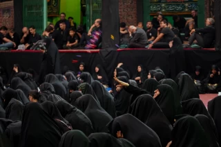 عزاداری در حسینیه سادات اخوی تهران
