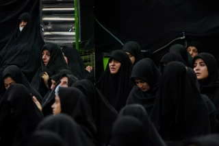 عزاداری در حسینیه سادات اخوی تهران