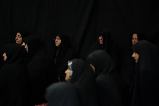 عزاداری در حسینیه سادات اخوی تهران