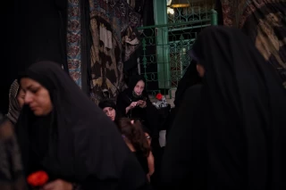 عزاداری در حسینیه سادات اخوی تهران