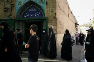 عزاداری در حسینیه سادات اخوی تهران