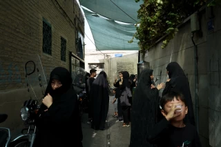 عزاداری در حسینیه سادات اخوی تهران
