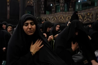 عزاداری در حسینیه سادات اخوی تهران