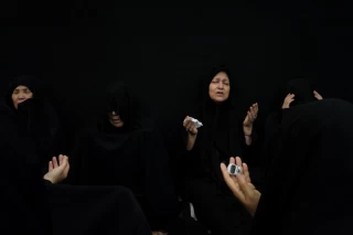 عزاداری در حسینیه سادات اخوی تهران
