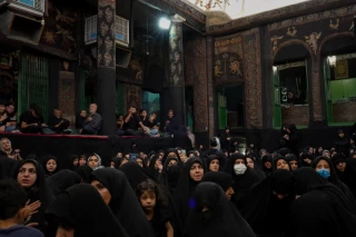 عزاداری در حسینیه سادات اخوی تهران
