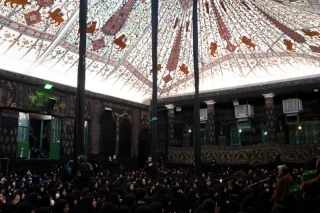 عزاداری در حسینیه سادات اخوی تهران