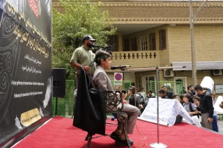 تجمع دانش آموزان مقابل سفارت سوئد در تهران