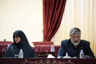 جلسه تکریم حمید سجادی و معارفه کیومرث هاشمی