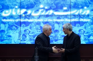 جلسه تکریم حمید سجادی و معارفه کیومرث هاشمی