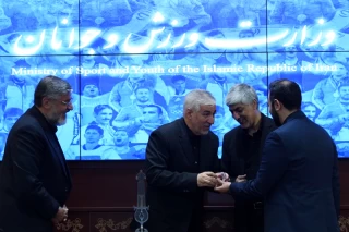 جلسه تکریم حمید سجادی و معارفه کیومرث هاشمی
