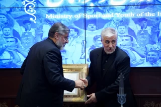 جلسه تکریم حمید سجادی و معارفه کیومرث هاشمی