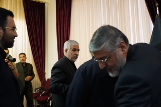 جلسه تکریم حمید سجادی و معارفه کیومرث هاشمی