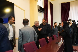 جلسه تکریم حمید سجادی و معارفه کیومرث هاشمی