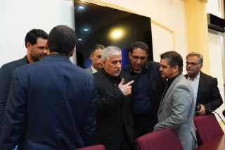 جلسه تکریم حمید سجادی و معارفه کیومرث هاشمی