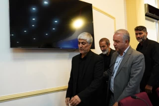 جلسه تکریم حمید سجادی و معارفه کیومرث هاشمی