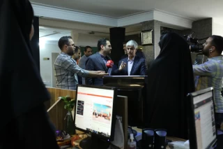بازدید وزیر ورزش و جوانان از خبرگزاری برنا