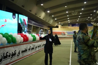 افتتاحیۀ مسابقات ورزشی دانشآموزان با آسیب شنوایی