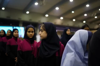 افتتاحیۀ مسابقات ورزشی دانشآموزان با آسیب شنوایی