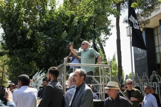 تشییع پیکر محمد اسماعیلی