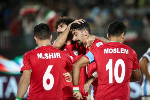 دیدار تیمهای فوتبال ساحلی ایران- آرژانتین - جام جهانی فوتبال ساحلی ۲۰۲۴ امارات