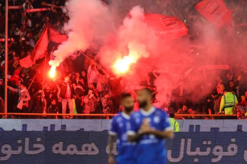 دیدار تیمهای فوتبال استقلال تهران و پرسپولیس